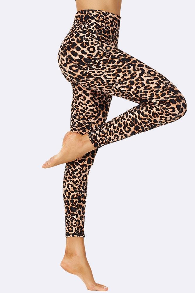 Classic Leopard Print High Waisted Leggings