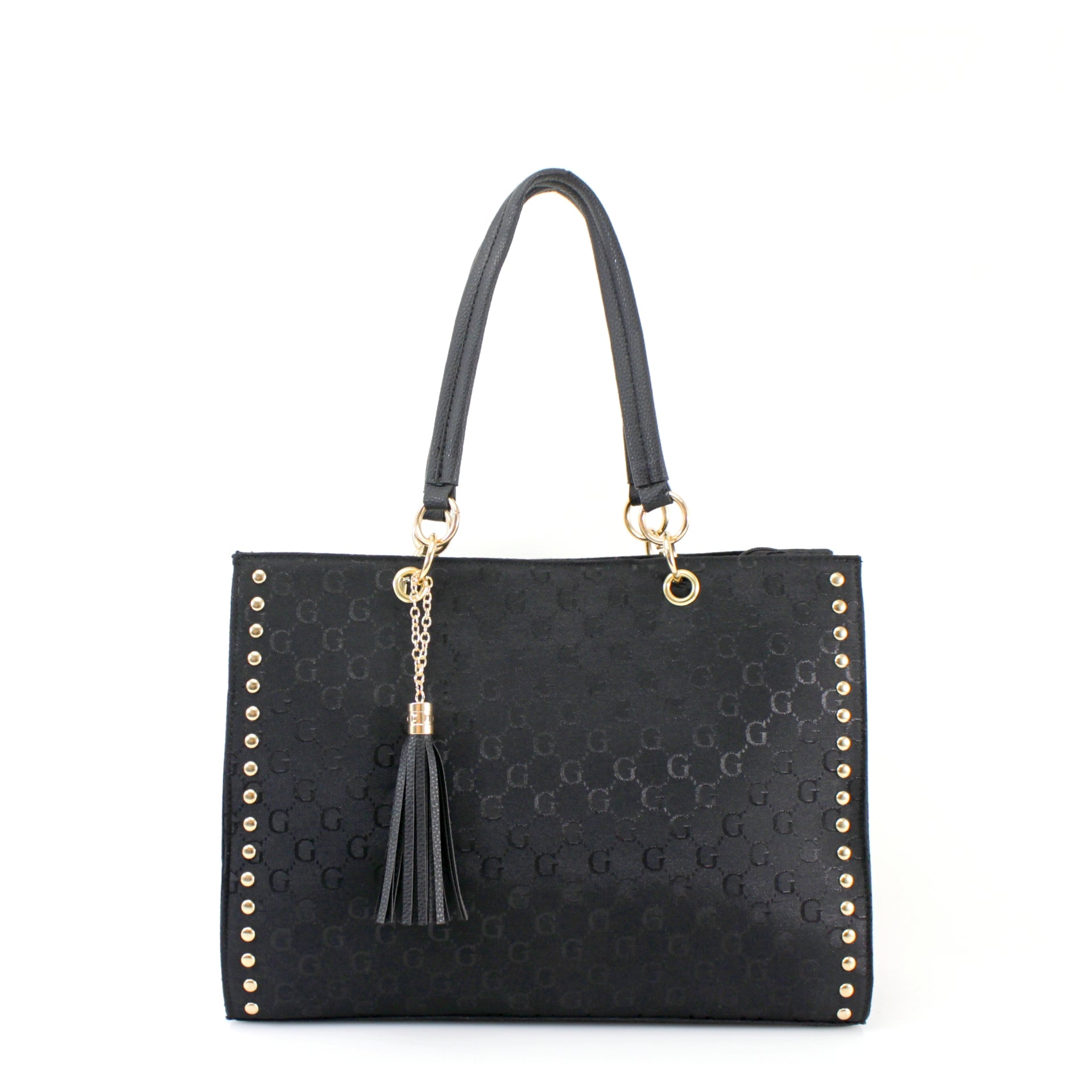 Black Geneva Designer Inspired Tote Bag