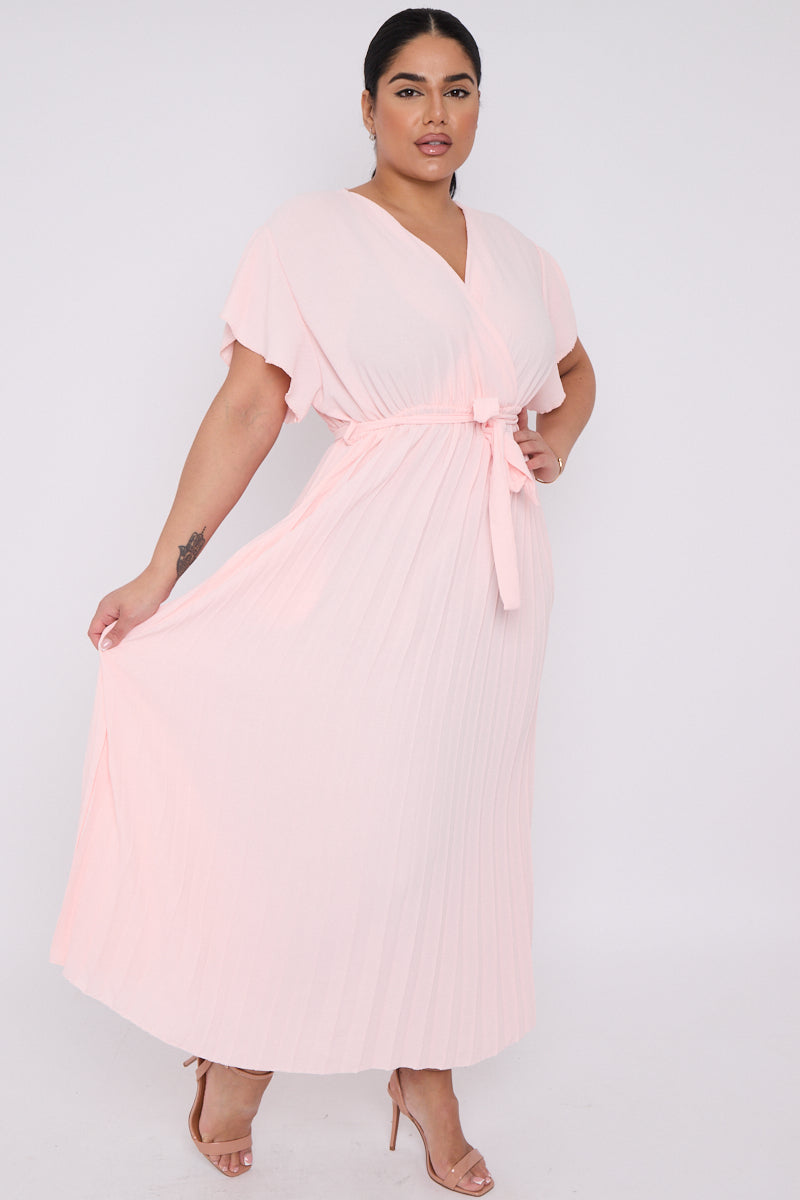 Baby Pink Belladonna Maxi Dress