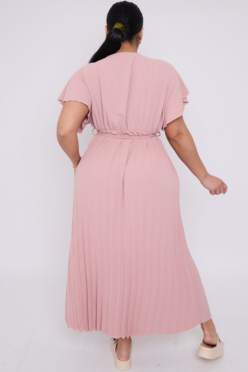 Blush Pink Belladonna Maxi Dress