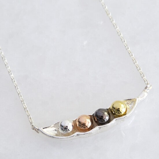 Four Peas In A Pod Necklace