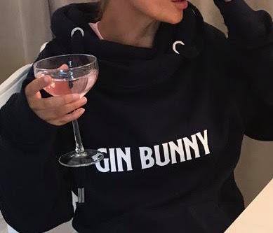 Gin Bunny Navy Luxe Hoodie