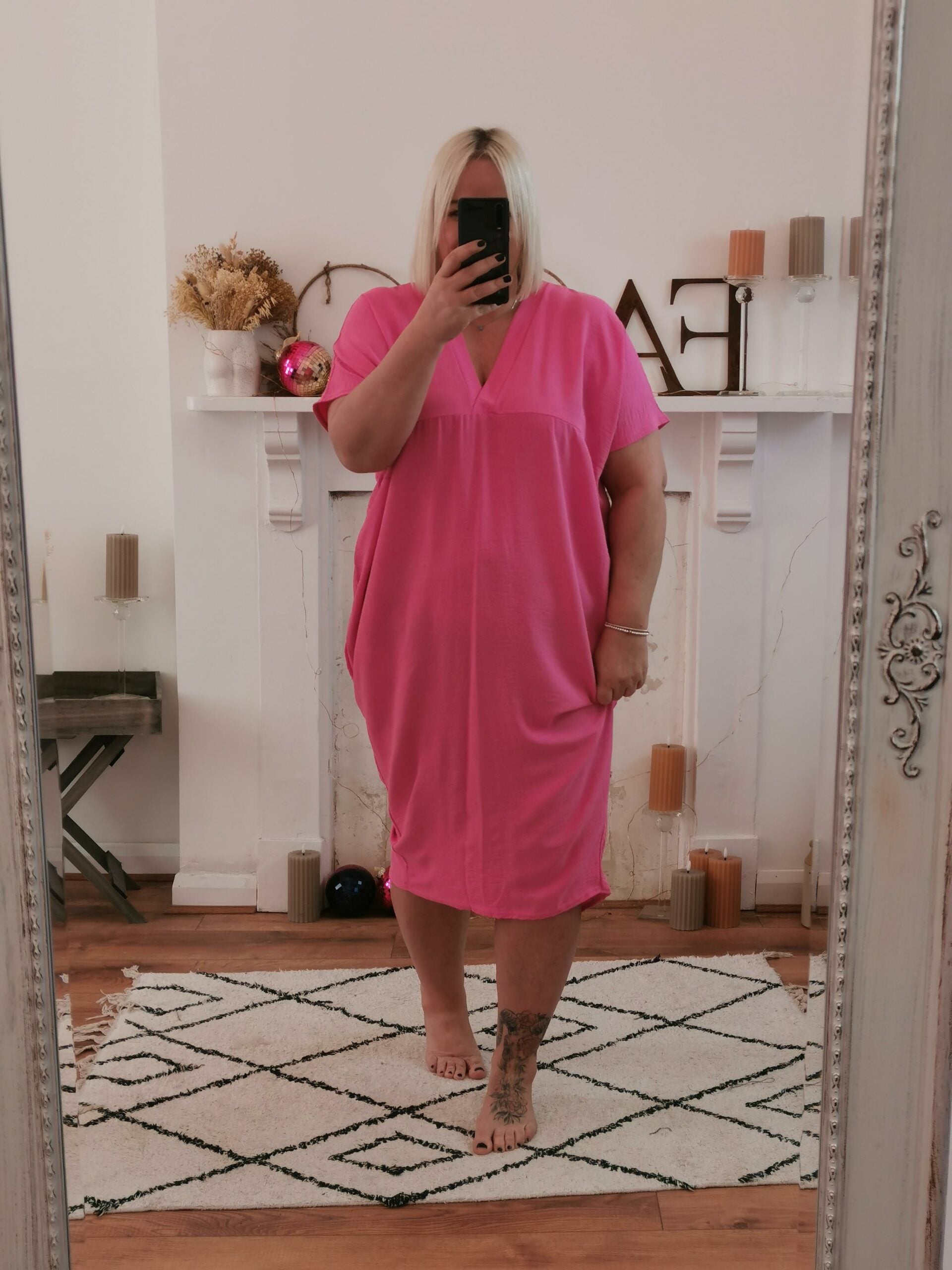 Barbie Pink Lulu Batwing Dress