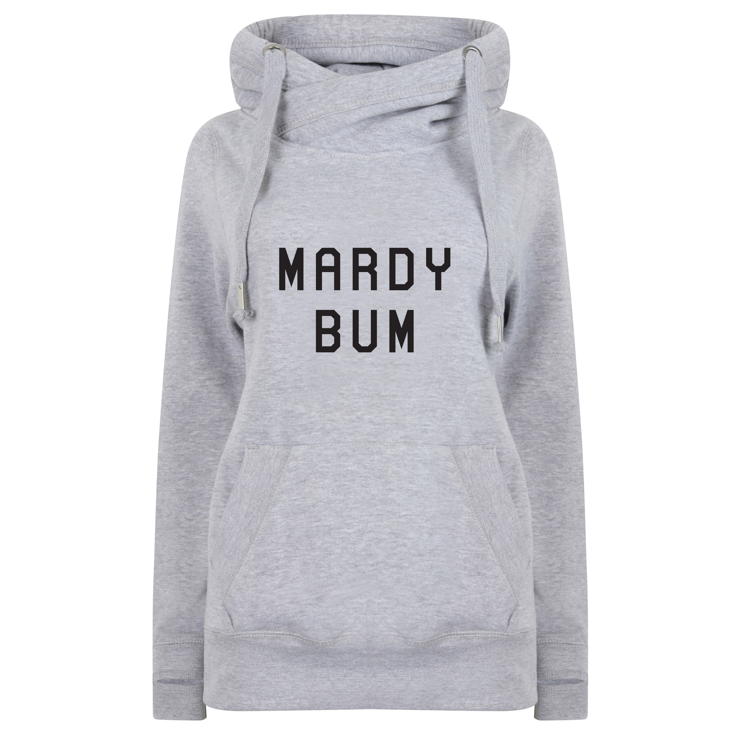 Mardy Bum Grey Luxe Hoodie