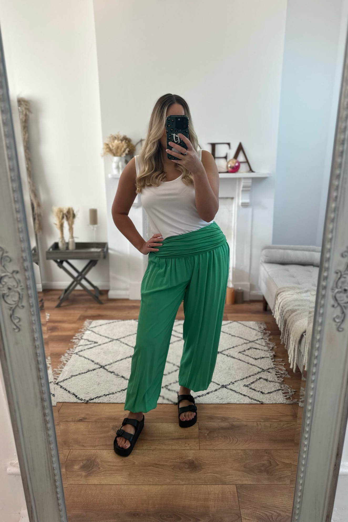 Jade Green Goa Harem Trousers