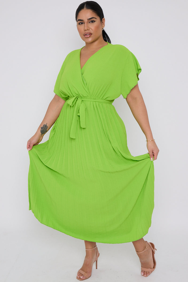 Hot Lime Belladonna Maxi Dress