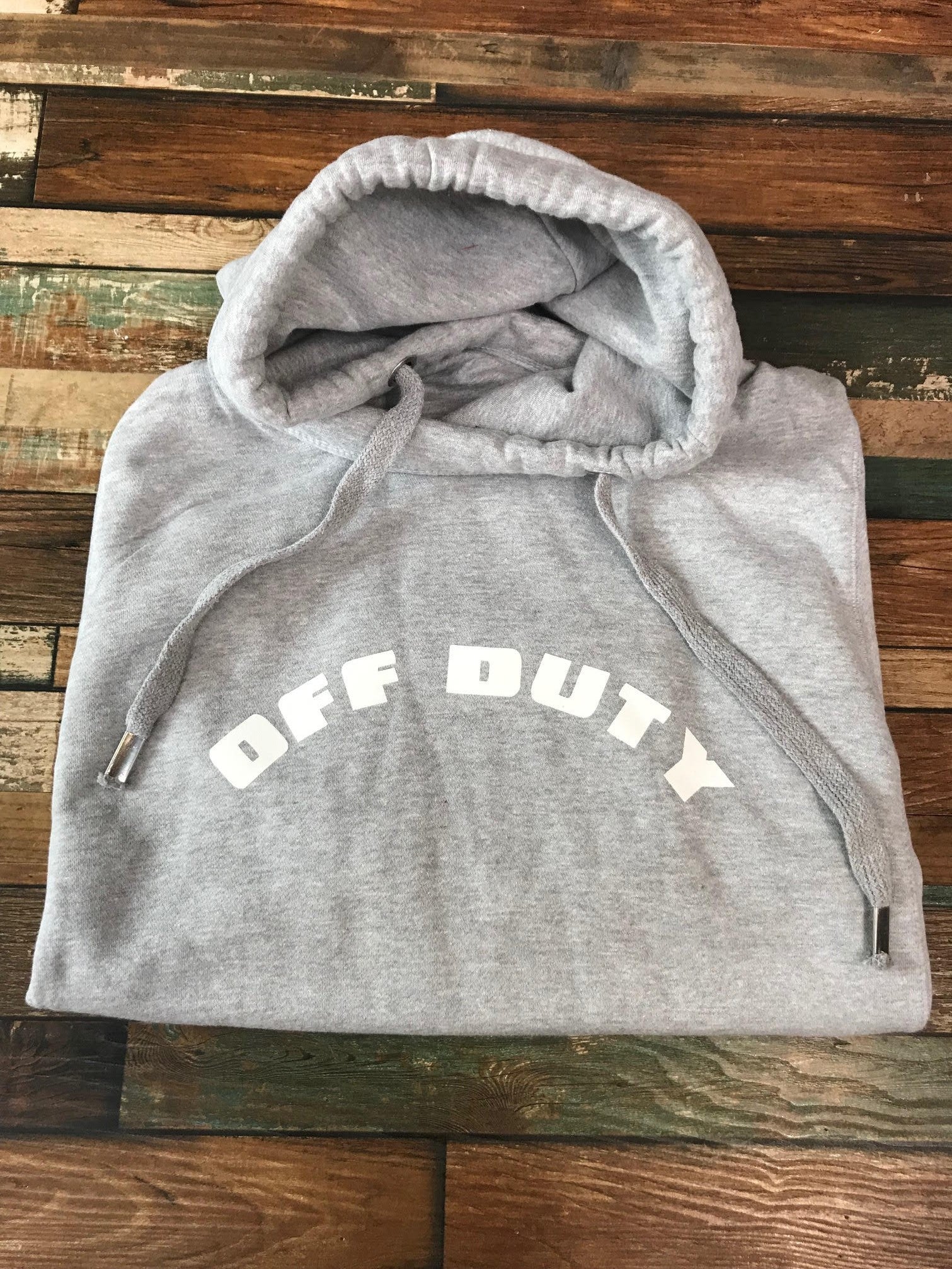 Grey Off Duty Luxe Hoodie