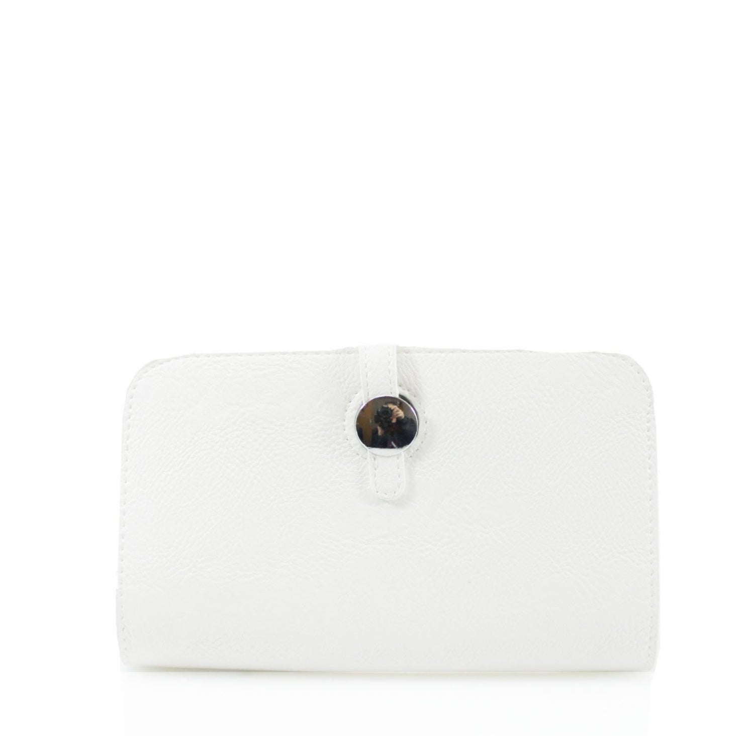 White Alana 2-in-1 Purse & Card Holder